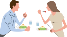 食卓のイラスト